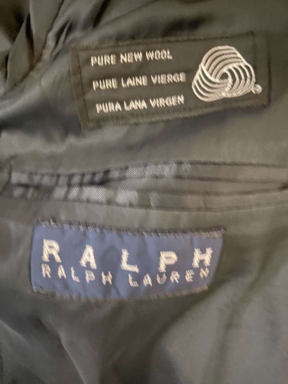 Ralph Ralph Lauren Pure New Wool Classic Navy Single Breasted Office Blazer 40R - Picture 5 of 16